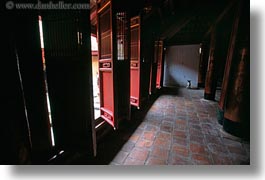 asia, confucian temple literature, doors, hanoi, horizontal, vietnam, woods, photograph