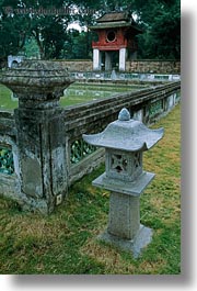 asia, confucian temple literature, gardens, hanoi, ornaments, pagoda, vertical, vietnam, photograph