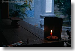 asia, candles, confucian temple literature, hanoi, horizontal, vietnam, photograph