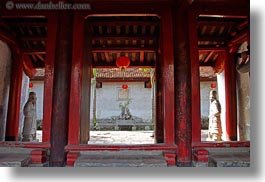 images/Asia/Vietnam/Hanoi/ConfucianTempleLiterature/Misc/white-guard-statue-w-red-pillars-3.jpg