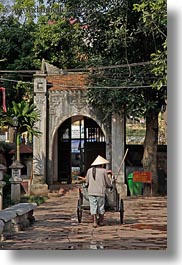 asia, confucian temple literature, gardeners, hanoi, people, vertical, vietnam, womens, photograph