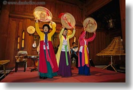 asia, confucian temple literature, hanoi, horizontal, musicians, people, vietnam, photograph