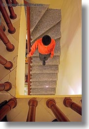 asia, down, hanoi, stairs, vertical, vietnam, walking, photograph