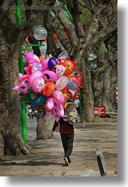 asia, balloons, colorful, hanoi, vertical, vietnam, womens, photograph