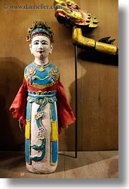 asia, dolls, dresses, hanoi, museums, slow exposure, traditional, vertical, vietnam, photograph