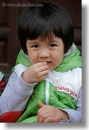 asia, childrens, girls, hanoi, people, straws, vertical, vietnam, photograph