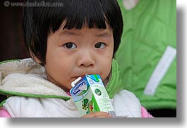 asia, childrens, girls, hanoi, horizontal, people, straws, vietnam, photograph