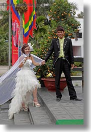 asia, couples, hanoi, people, vertical, vietnam, wedding, photograph