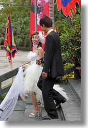 asia, couples, hanoi, people, vertical, vietnam, wedding, photograph