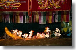 asia, hanoi, horizontal, puppet theater, puppets, vietnam, water, photograph