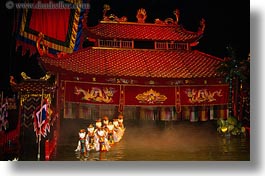 asia, hanoi, horizontal, puppet theater, puppets, vietnam, water, photograph