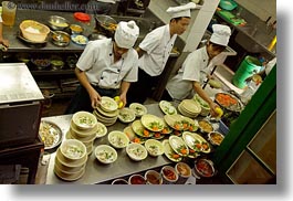 asia, busy, hanoi, horizontal, kitchen, restaurants, vietnam, photograph