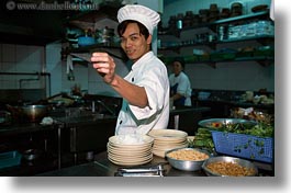 asia, cooks, hanoi, horizontal, restaurants, vietnam, photograph