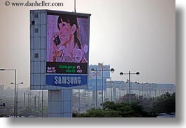 asia, billboards, hanoi, horizontal, large, signs, vietnam, photograph
