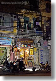 asia, hanoi, nite, stores, vertical, vietnam, photograph
