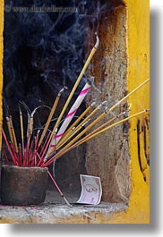 asia, hanoi, insence, money, tran quoc pagoda, vertical, vietnam, photograph