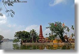 asia, hanoi, horizontal, pagoda, towers, tran quoc pagoda, vietnam, photograph