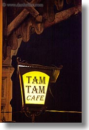 asia, buildings, cafes, hoi an, lanterns, tam tam, vertical, vietnam, photograph