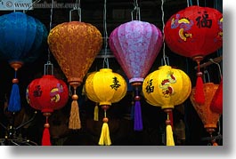 asia, hoi an, horizontal, lanterns, stores, vietnam, photograph