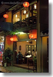 asia, hoi an, illuminated, lanterns, vertical, vietnam, photograph