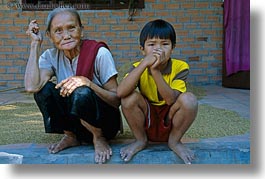 asia, boys, hoi an, horizontal, old, people, vietnam, womens, photograph