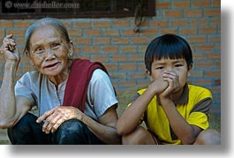 asia, boys, hoi an, horizontal, old, people, vietnam, womens, photograph