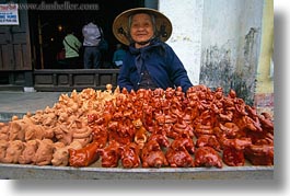 asia, hoi an, horizontal, old, people, smiling, vietnam, womens, photograph