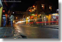 asia, cities, hoi an, horizontal, long exposure, nite, streets, vietnam, photograph