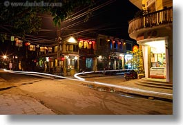asia, cities, hoi an, horizontal, long exposure, nite, streets, vietnam, photograph