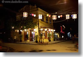 asia, cities, hoi an, horizontal, nite, slow exposure, streets, vietnam, photograph