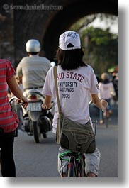asia, bikes, hue, ohio, shirts, state, vertical, vietnam, photograph
