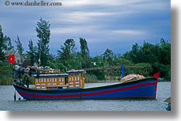 asia, boats, colorful, fishing, horizontal, hue, vietnam, photograph