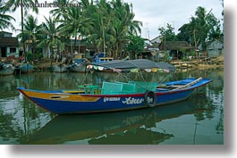 asia, boats, colorful, fishing, horizontal, hue, vietnam, photograph