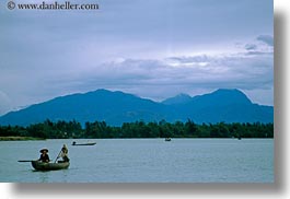 asia, boats, fishermen, horizontal, hue, vietnam, photograph