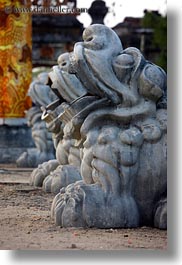 asia, citadel, dragons, hue, small, vertical, vietnam, photograph