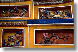 arts, asia, colorful, horizontal, hue, khai dinh, mosaics, ornate, tiles, vietnam, photograph