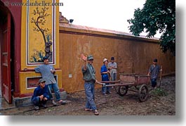 asia, horizontal, hue, khai dinh, vietnam, vietnamese, workers, photograph