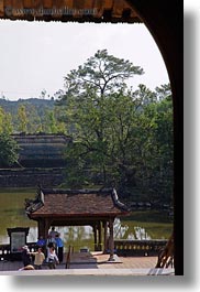 asia, du khiem, hue, khai dinh, pavilion, tu duc tomb, vertical, vietnam, photograph