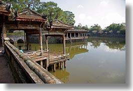 asia, horizontal, hue, khai dinh, lakes, luu khiem, tu duc tomb, vietnam, xung khiem pavilion, photograph