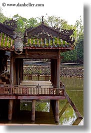 asia, hue, khai dinh, lakes, luu khiem, tu duc tomb, vertical, vietnam, xung khiem pavilion, photograph