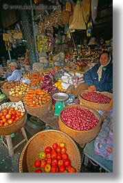 asia, hue, market, vegetables, vendors, vertical, vietnam, photograph