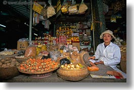 asia, horizontal, hue, market, vegetables, vendors, vietnam, photograph