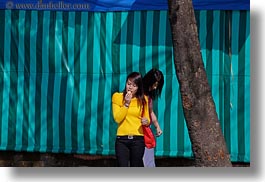 asia, asian, girls, horizontal, hue, people, teenage, tents, vietnam, womens, photograph