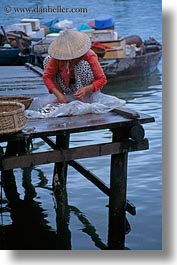 asia, asian, clothes, conical, hats, hue, people, vertical, vietnam, womens, photograph