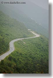 asia, landscapes, mountains, roads, vertical, vietnam, photograph