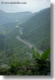 asia, landscapes, mountains, roads, vertical, vietnam, photograph