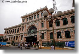 asia, horizontal, office, post office, posts, saigon, vietnam, photograph