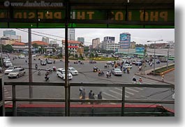 asia, buildings, busy, cityscapes, horizontal, rotunda, saigon, streets, structures, vietnam, photograph