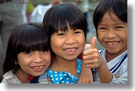 asia, asian, emotions, girls, horizontal, people, smiles, vietnam, villages, photograph