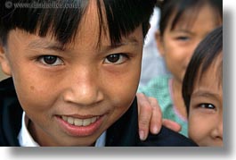 asia, asian, emotions, girls, horizontal, people, smiles, vietnam, villages, photograph